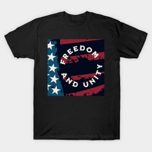 American Flag Freedom & Unity T-Shirt